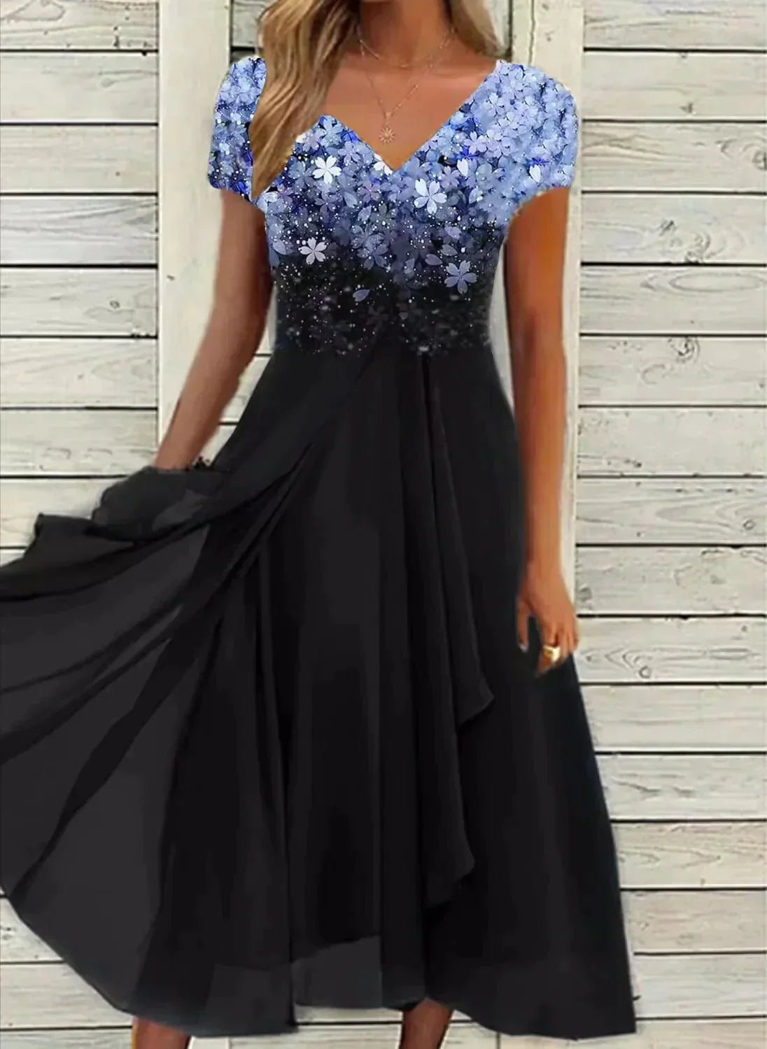 Women's Floral Evening Dress | Elegant Wedding Occasion Wear Hero