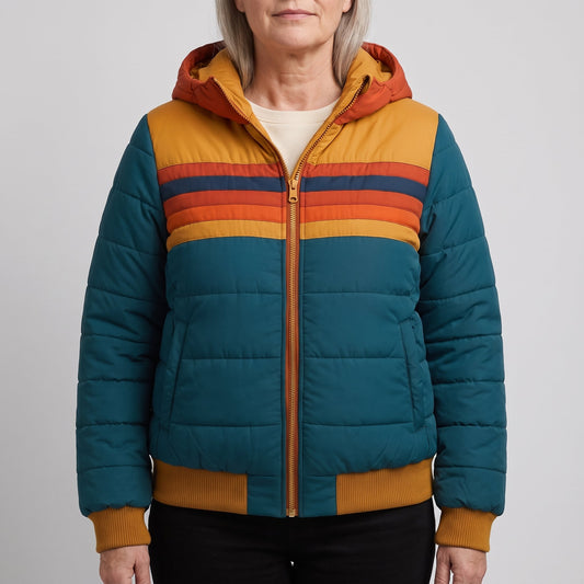 Women's Lightweight Waterproof Jacket with Stripe Detail Hero