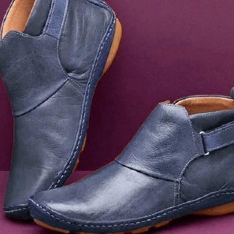 Women's Orthopaedic Ankle Boots with Ergonomic Support Detail