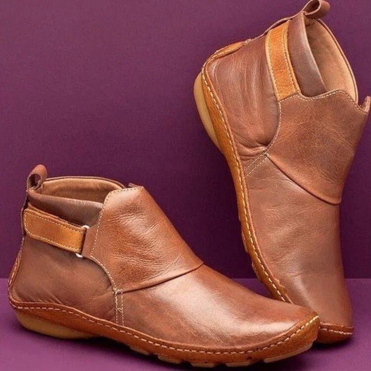 Women's Orthopaedic Ankle Boots with Ergonomic Support Front