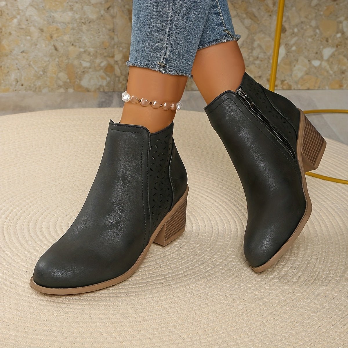 Women's Orthopaedic Boots | Wide Fit with Non-Slip Sole Back