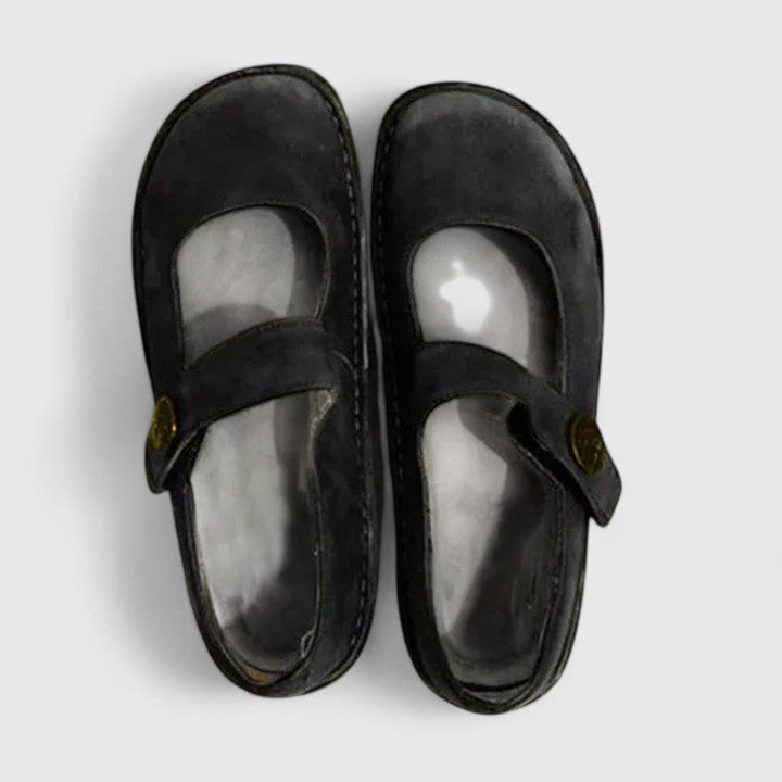 Women's Orthopaedic Shoes | Adjustable Strap with Round Toe Close Up