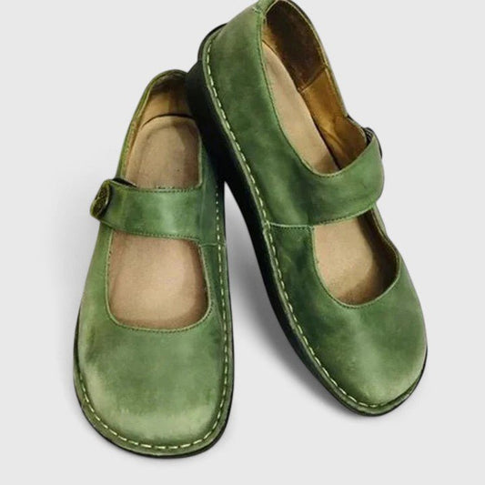 Women's Orthopaedic Shoes | Adjustable Strap with Round Toe Front