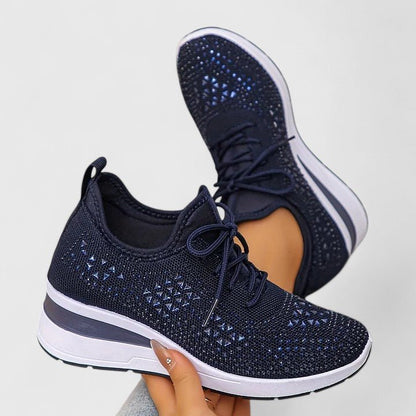 Women's Orthopaedic Shoes | Breathable Mesh with Wedge Heel Side