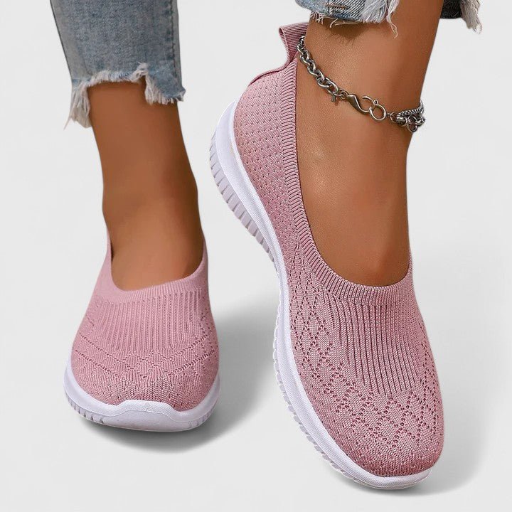 Women's Orthopaedic Slip-Ons | Wide Fit with Removable Insole Back