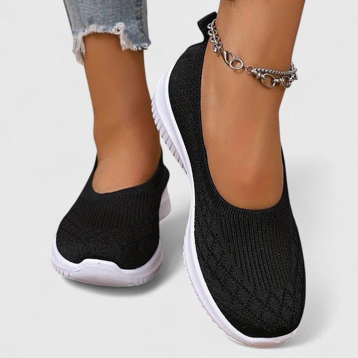 Women's Orthopaedic Slip-Ons | Wide Fit with Removable Insole Front