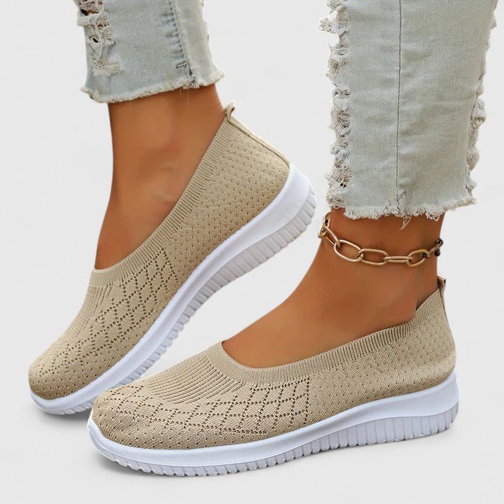 Women's Orthopaedic Slip-Ons | Wide Fit with Removable Insole Side