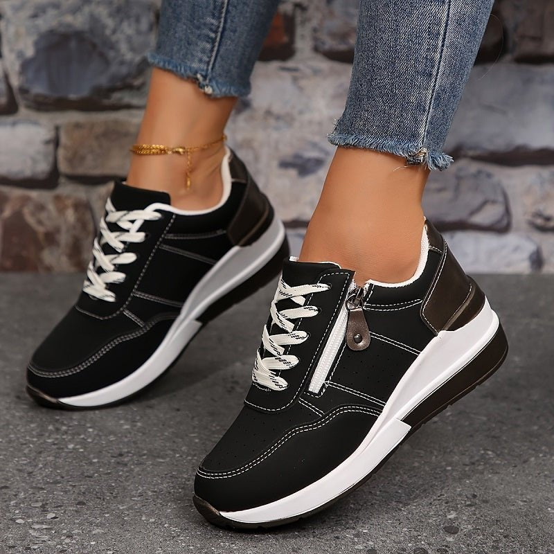 Women's Orthopaedic Trainers | Height Boosting with Cushioned Support Detail