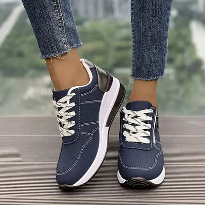 Women's Orthopaedic Trainers | Height Boosting with Cushioned Support Front