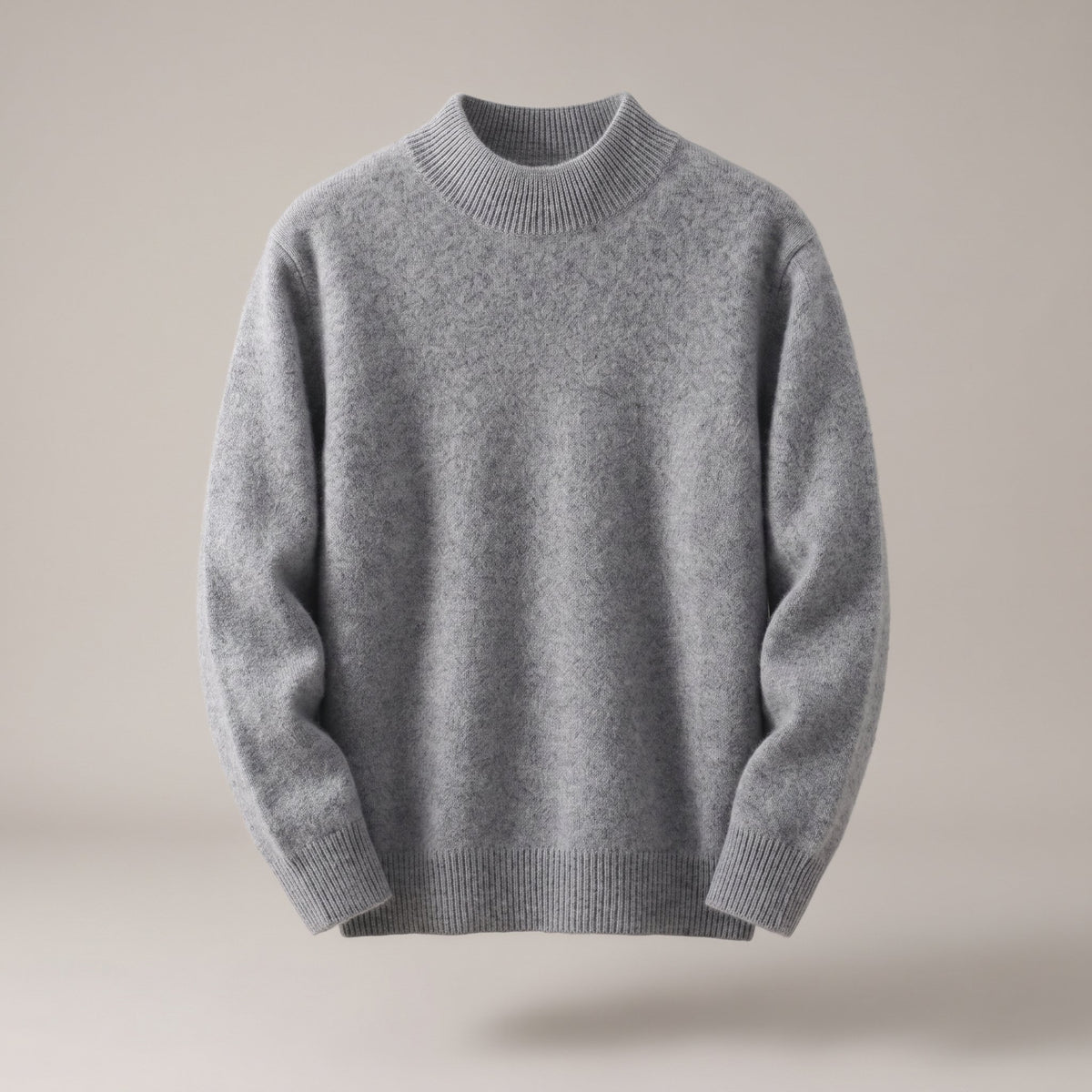 Women's Soft Knit Rollneck Jumper with Ribbed Trim Full