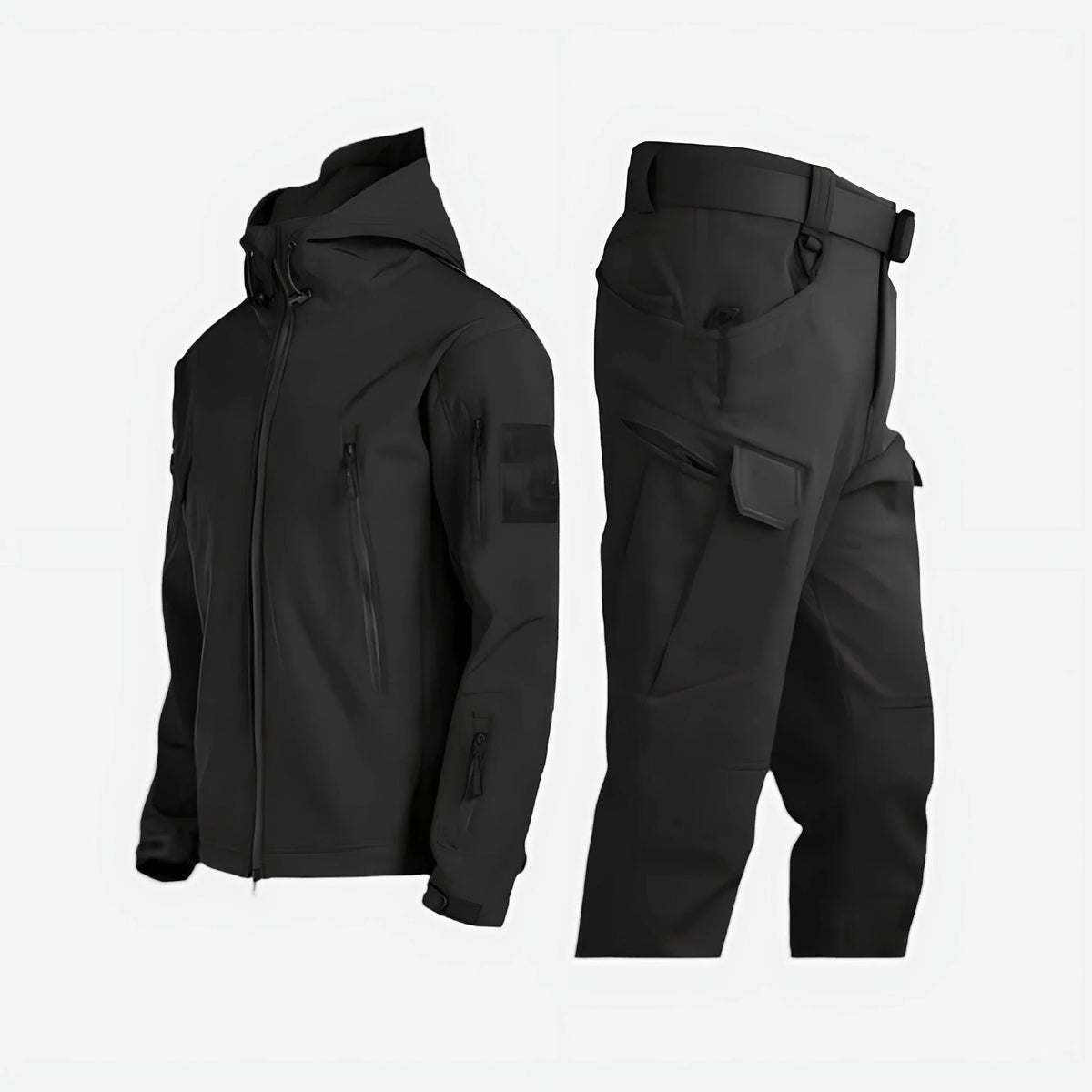 Women's Waterproof Outdoor Tactical Set | Hooded Jacket with Cargo Trousers Hero