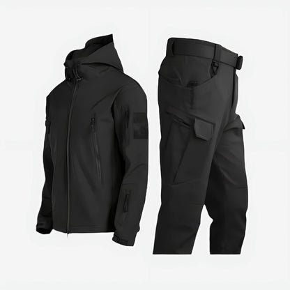 Women's Waterproof Outdoor Tactical Set | Hooded Jacket with Cargo Trousers Hero