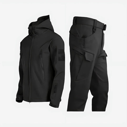 Women's Waterproof Outdoor Tactical Set | Hooded Jacket with Cargo Trousers Hero